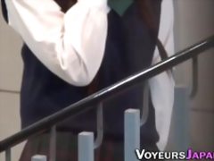 Asian teen fingers muff