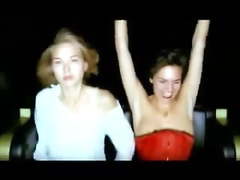 Nipple slip video - girls on a helltrain