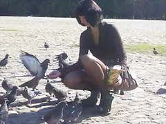 Russian amateur upskirt