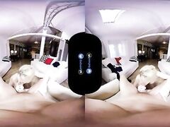 BaDoinkVR Blonde Escort Lady Laura Bentley Has VR Show 4U