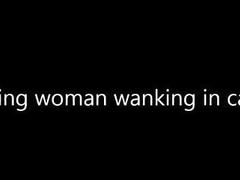 Wanking for husband in stockings suspenders and high heels